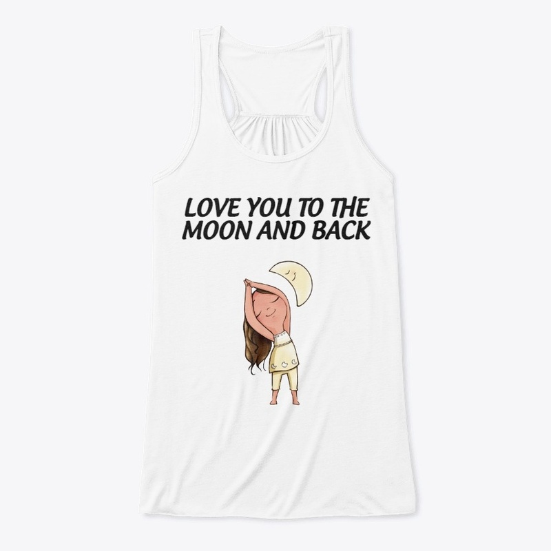 Love You to the Moon Yoga Tee