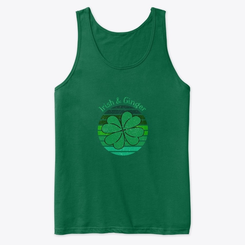 Irish and Ginger with retro clover
