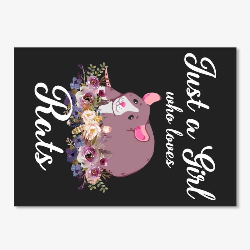 Girl Loves Rats Flower Style