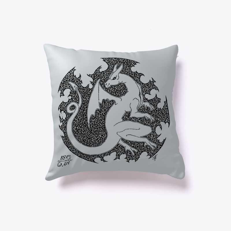 Dragon in a Circle of Flame
