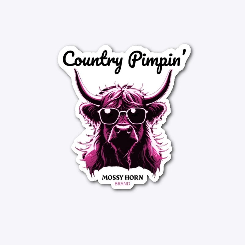 county Pimpin' highlander cow