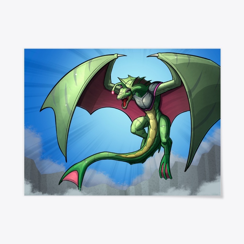 Riptide Bat-Jaw Poster