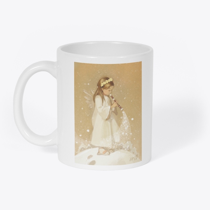 Christmas angel. Notebook.