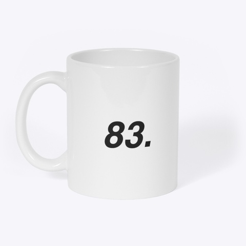 King 83. Pennii Mug White T-Shirt Front