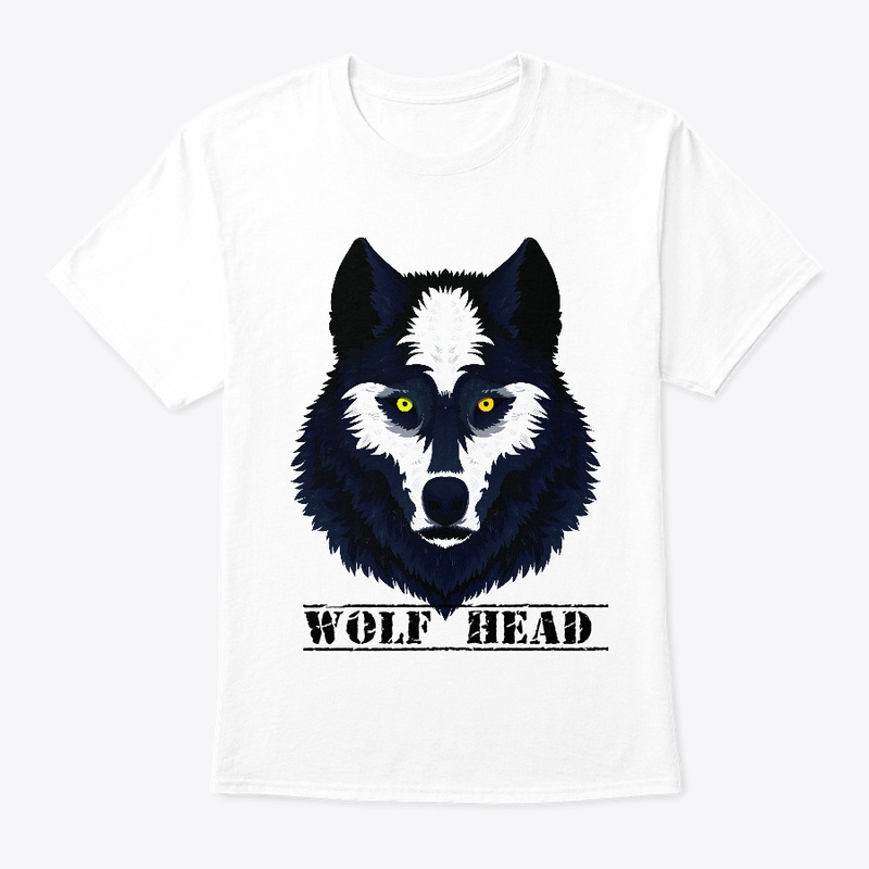Wolf head silhouette
