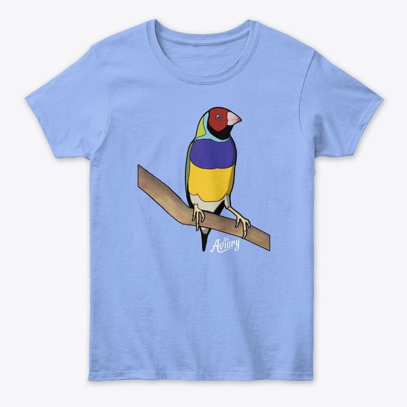 Purple-Breasted Gouldian Finch Front