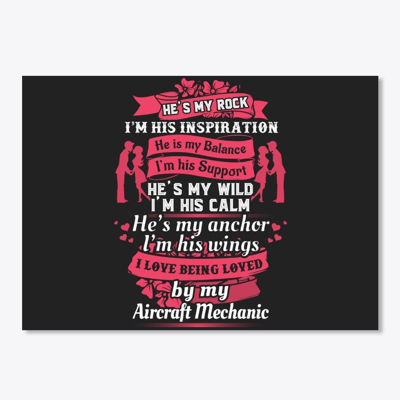 Adored Aircraft Mechanic's Lady