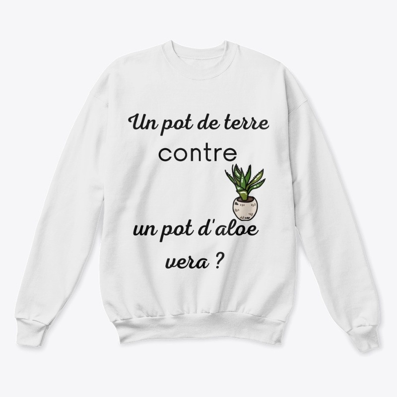 pot de terre contre un pot d'aloe vera ?