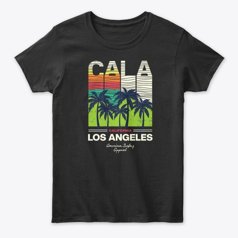 California Surfing Typography Streetwear