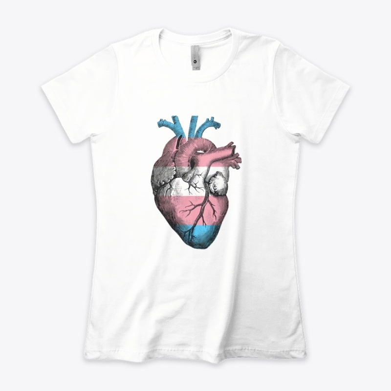 Transgender Pride Anatomical Heart