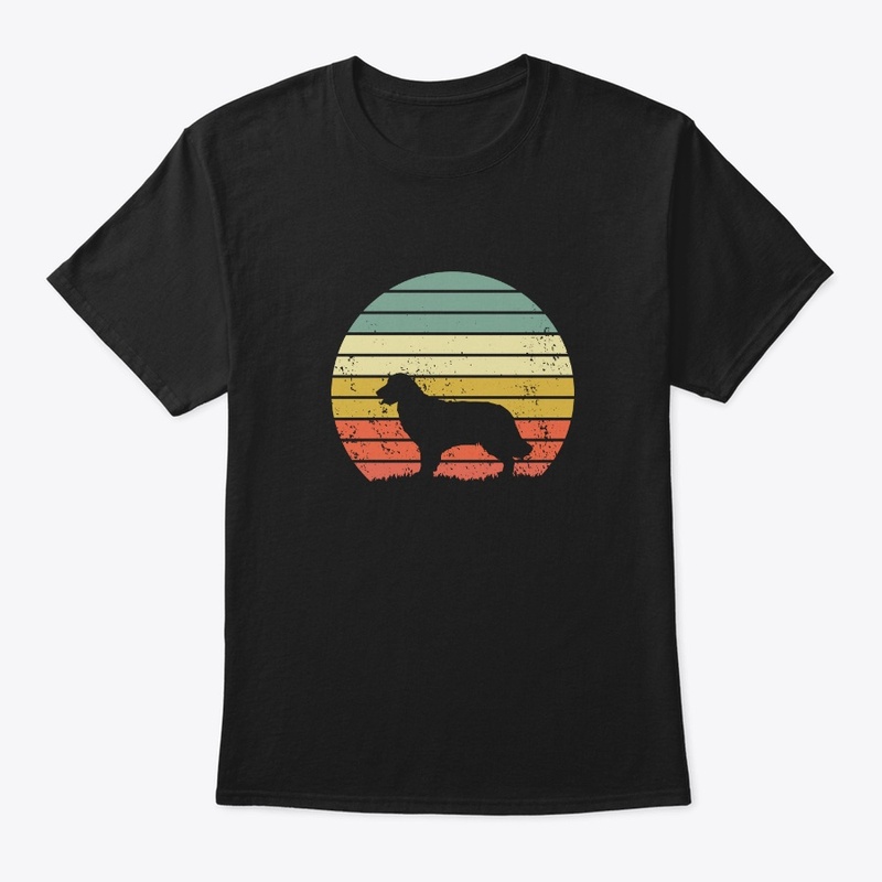 Retro Golden Retriever Dog Goldie Puppy