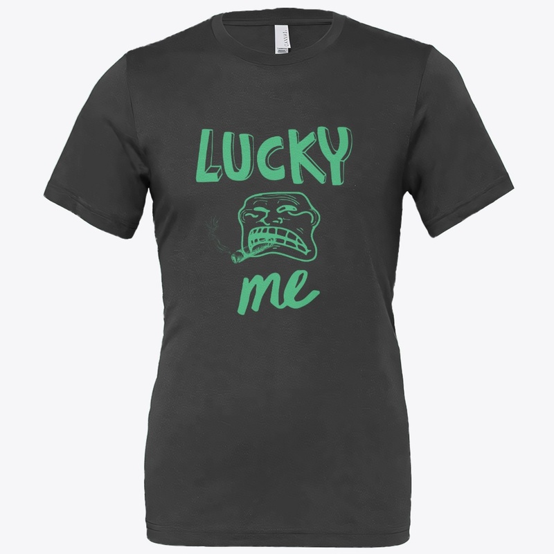 Lucky Me Smoking Face Funny Meme