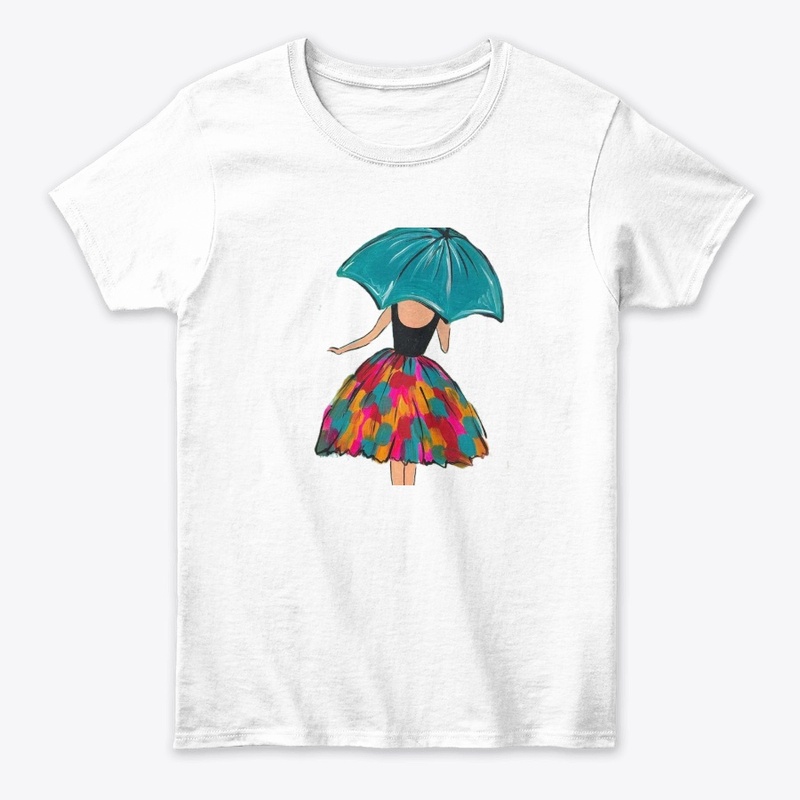 Umbrella Girl T shirt