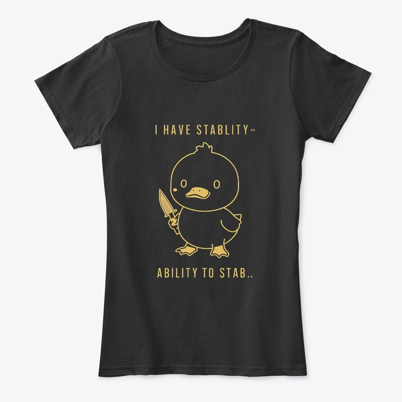 Quirky Duck Ability to Stab Cute 