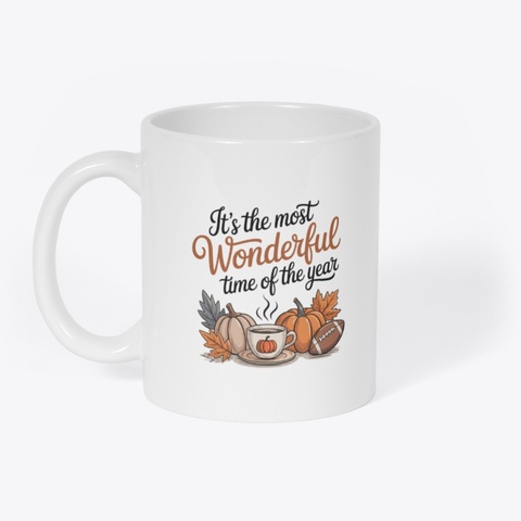 It's The Most Wonderful Time Of The Year White Maglietta Front