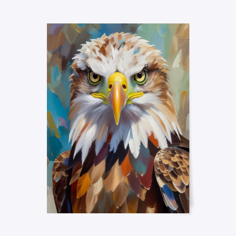 Majestic Eagle Wildlife Wall Art Poster