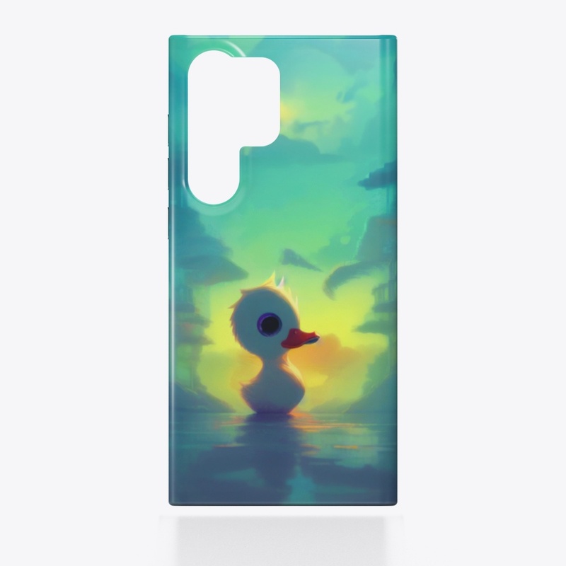 Duck At Sunset
