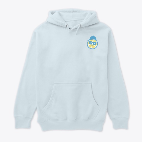 Lemon Logo  Blue Mist T-Shirt Front