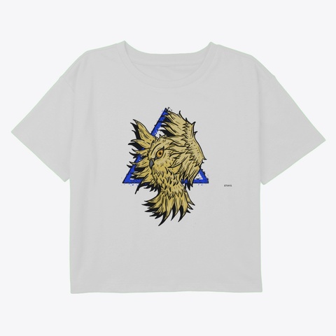 Golden Owl  White T-Shirt Front