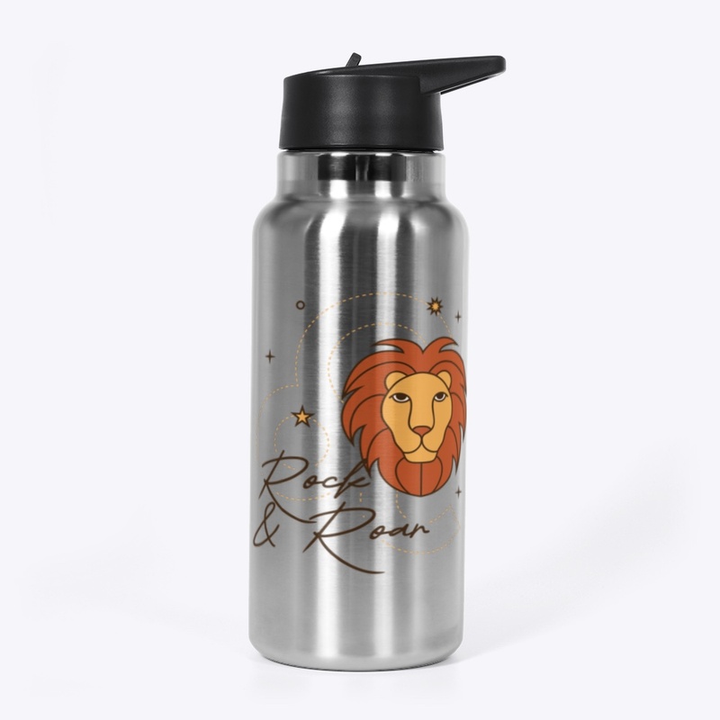 Leo Roar and Rock Water Bottle
