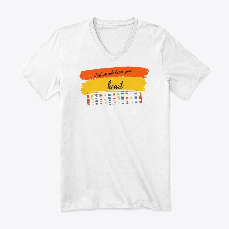  speak from your heart  men's t-shirts