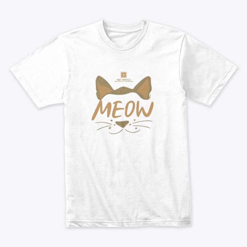 Meow Cat Face Cute Kitty Graphic 