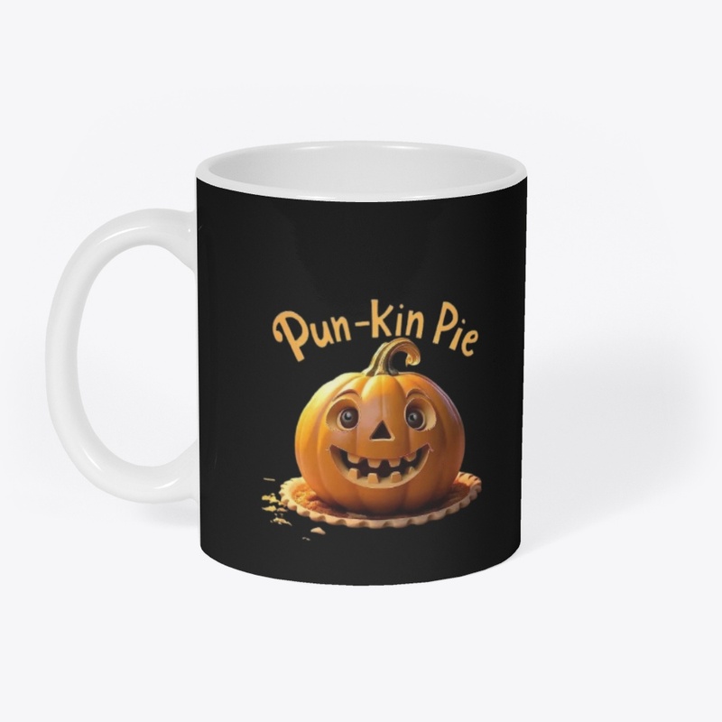 Pun-Kin Pie Halloween Pumpkin Pie
