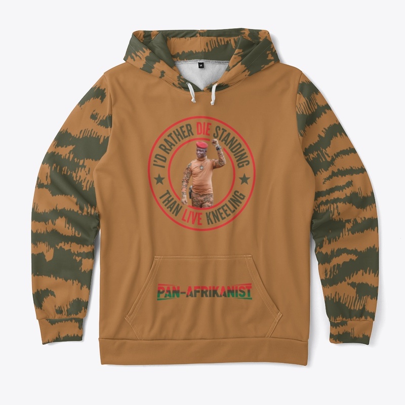 ***IBRAHIM TRAORE [HOT] MILITANT HOODIE