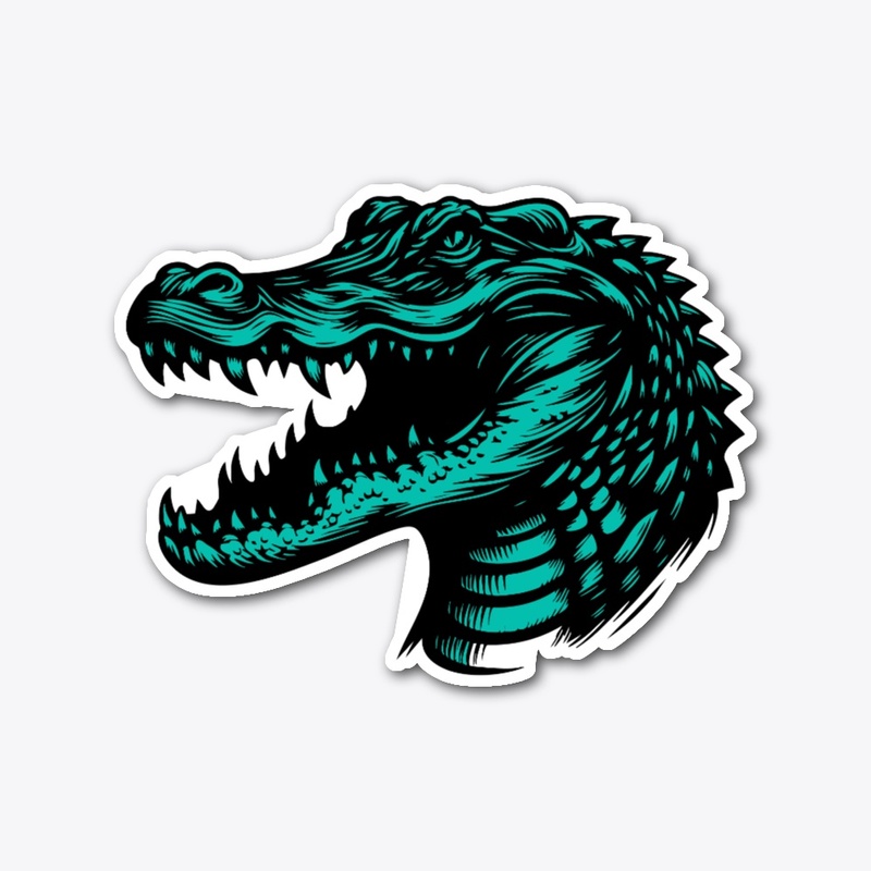 Angry Alligator Wildlife Design