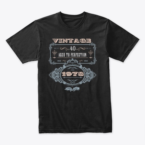 1978 Black T-Shirt Front