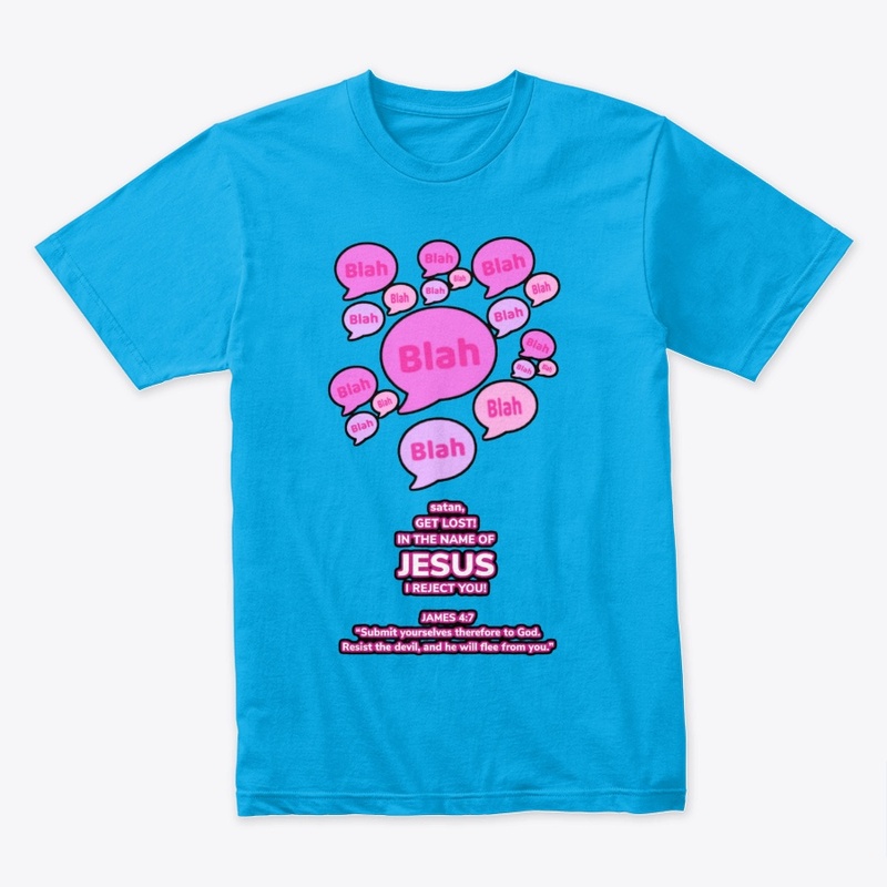In JESUS Name, satan I reject you (pink)