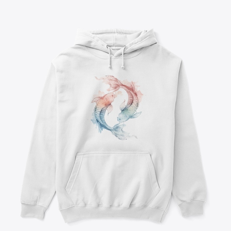 Pisces in Dreamy Light Watercolors