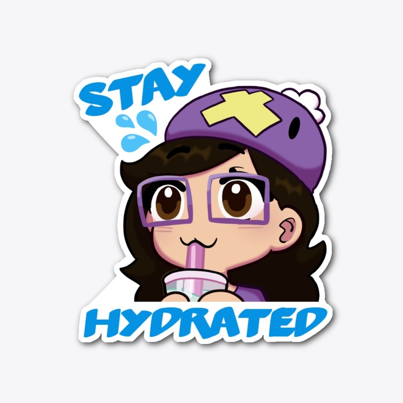Stay Hydrated Silly Fuwante Sticker