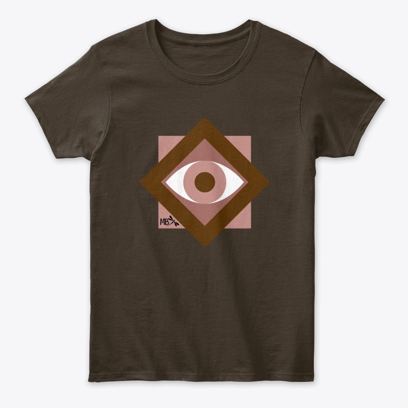 Brown Evil Eye Tee
