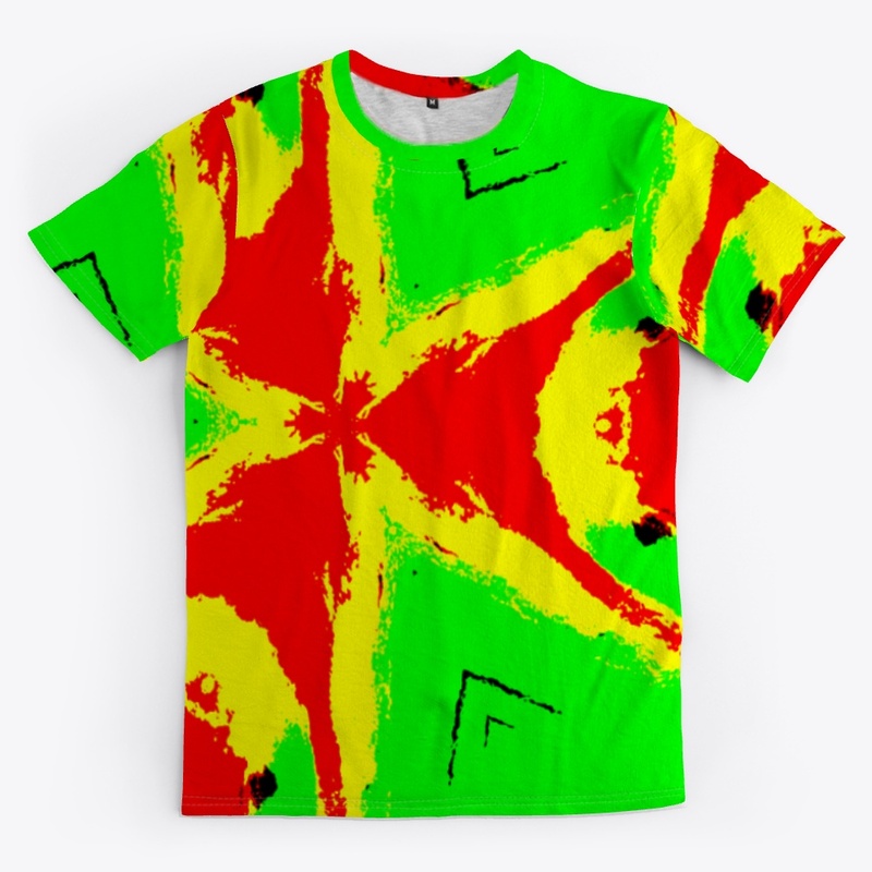 All-over  Graphic tee and joggers