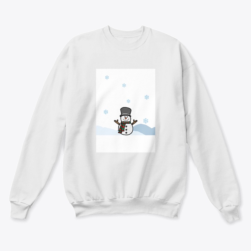 Winter snow man 
