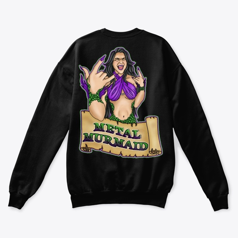 Metal_Murmaid Crewneck back logo
