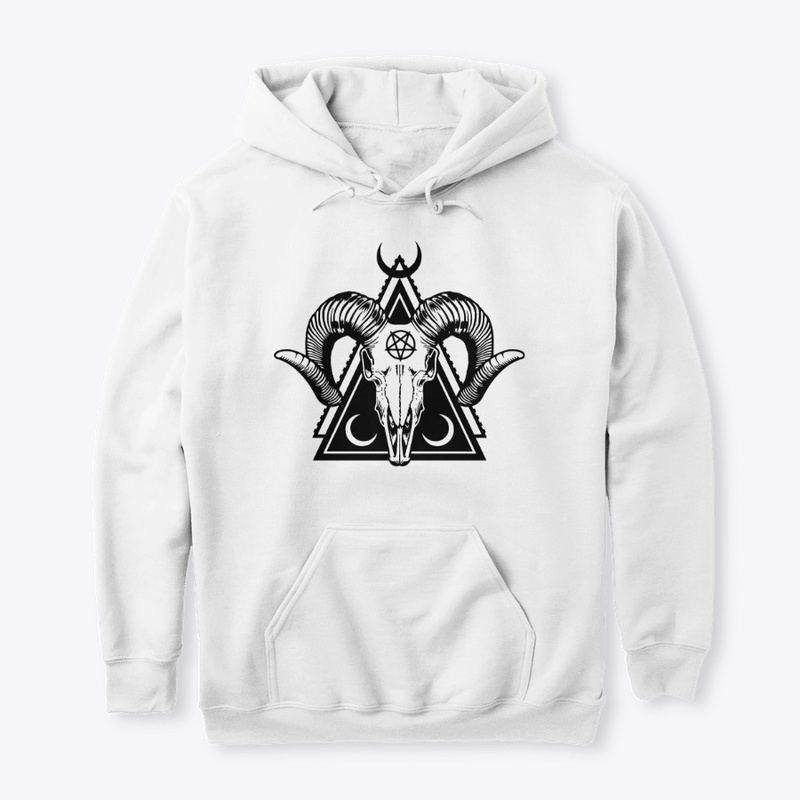 Geometric Satanic Goat Skull Hoodie