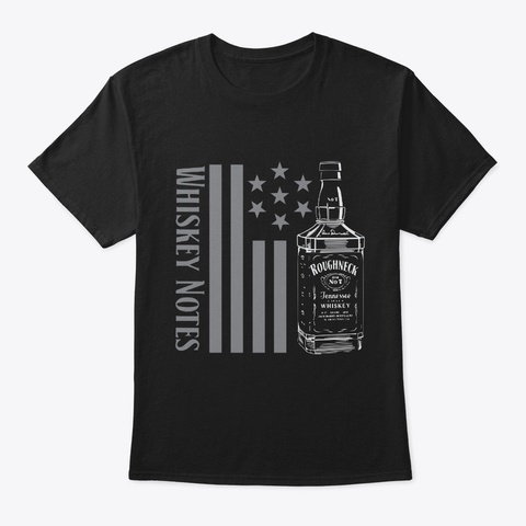 ***
**
Whiskey Notes
 Black T-Shirt Front