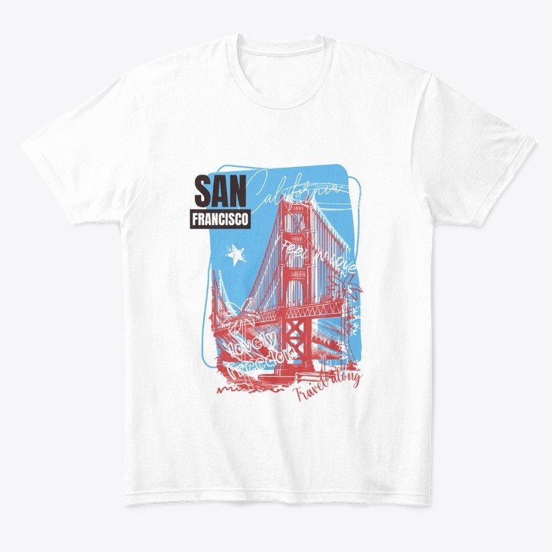 Stylish San Francisco Graphic Streetwear