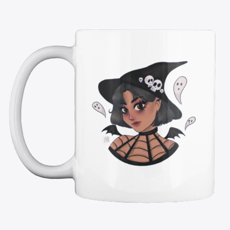 Skulls and Ghouls Witch 