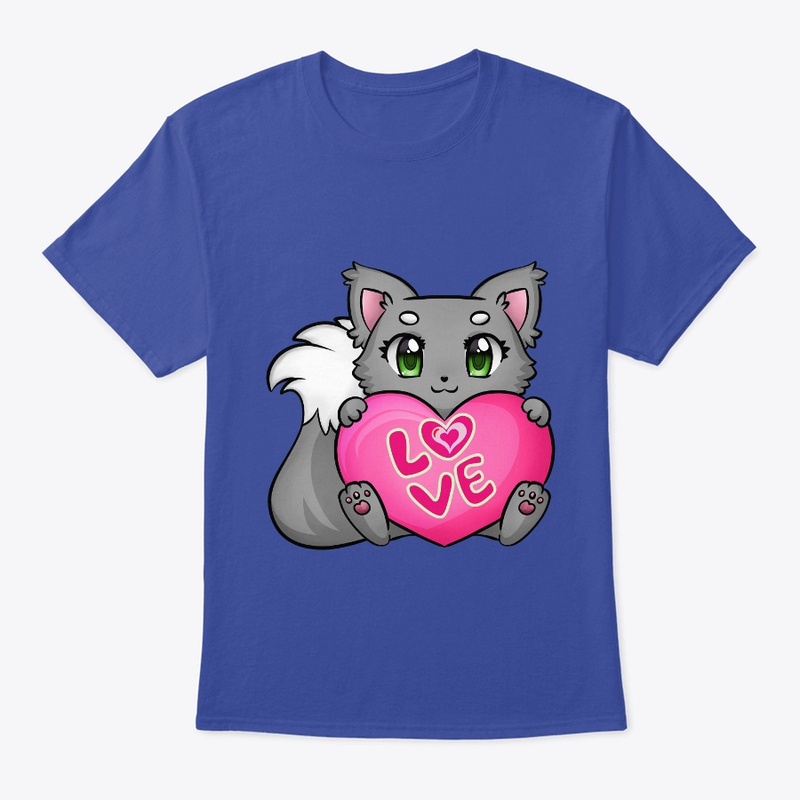 A PINK HEART KITTEN
