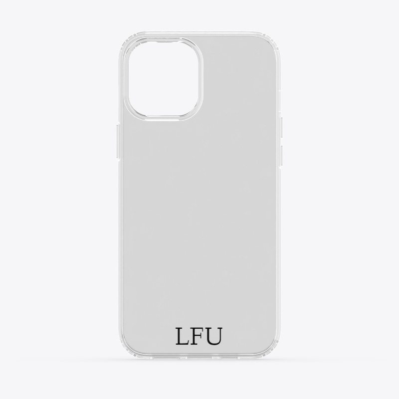 LFU iPhone clear case