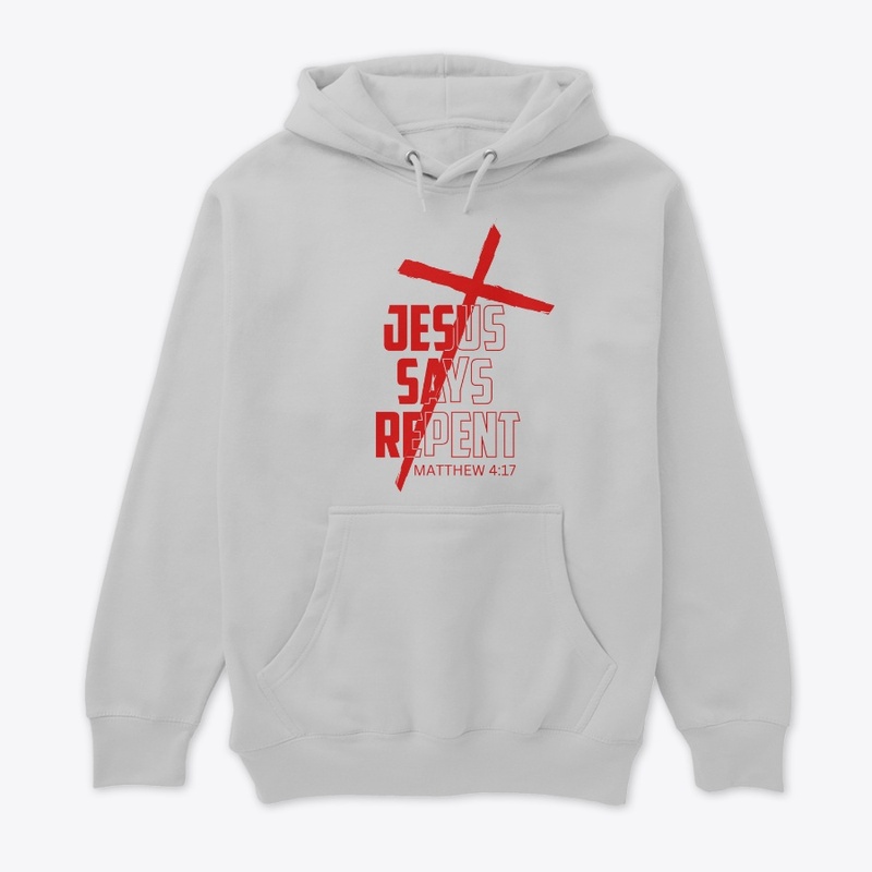 Jesus Says Repent Red Letters