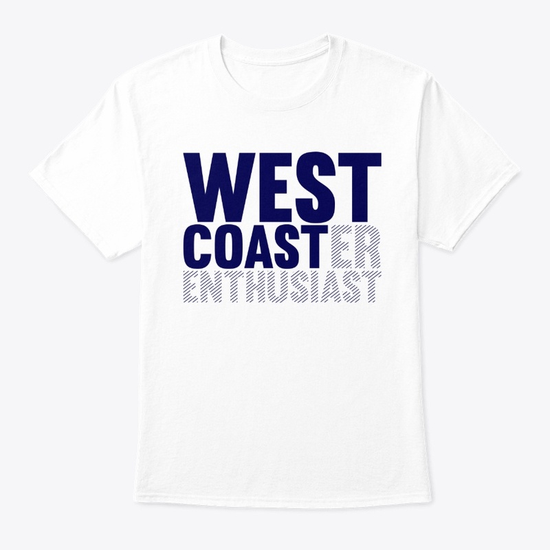 West Coaster Enthusiast  Navy Blue Print