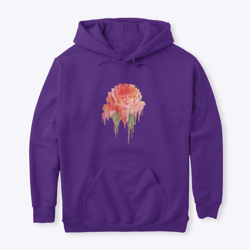 Melting Carnation Hoodies
