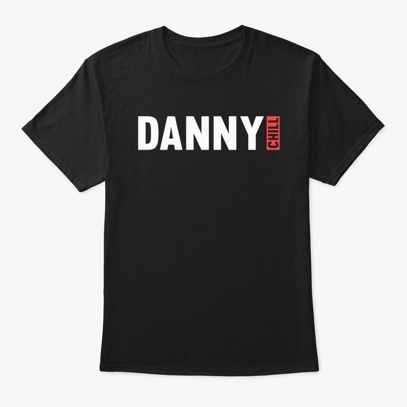 Danny Chill (Red Vert), White on Black