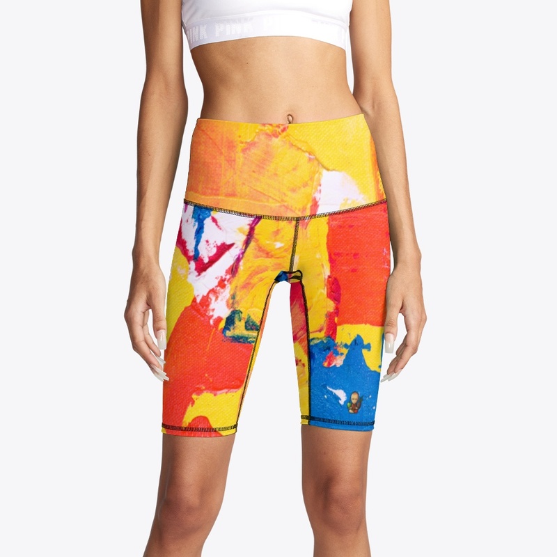 branded bike shorts