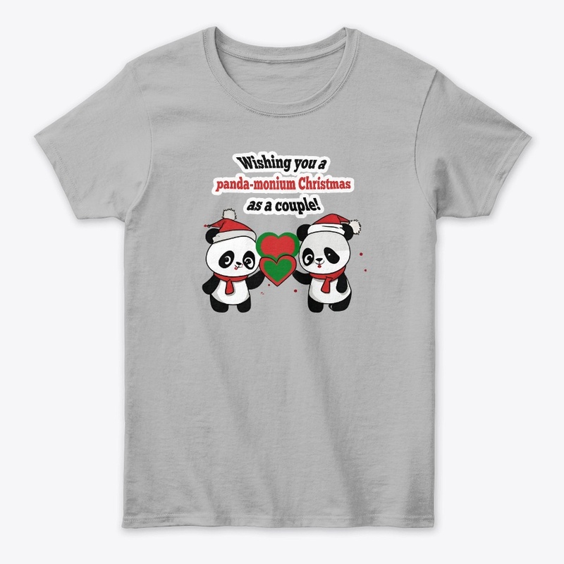"Panda-monium Christmas Couple"
