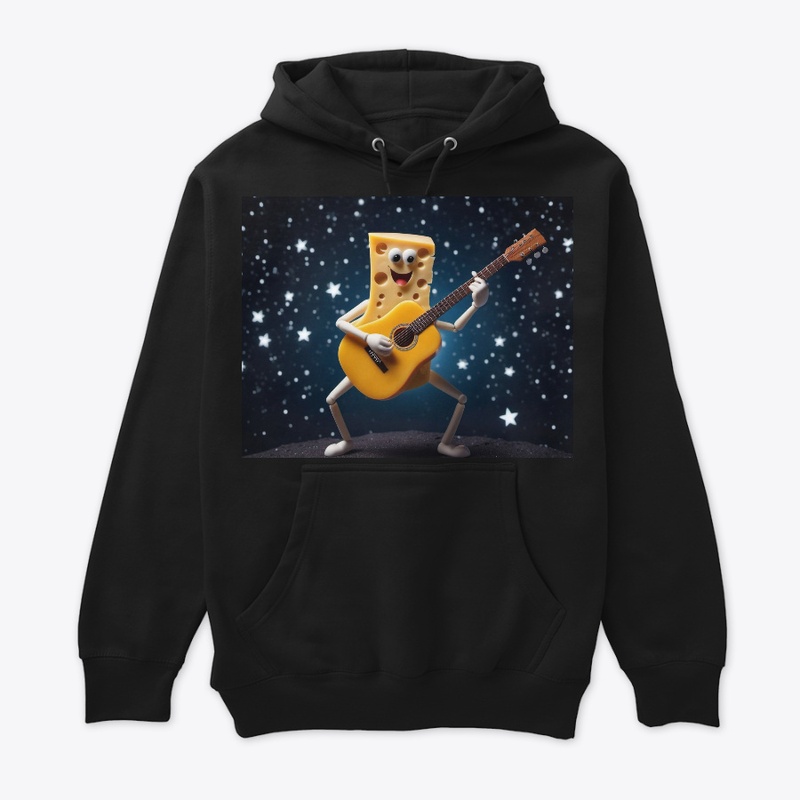 Space cheese guitarist